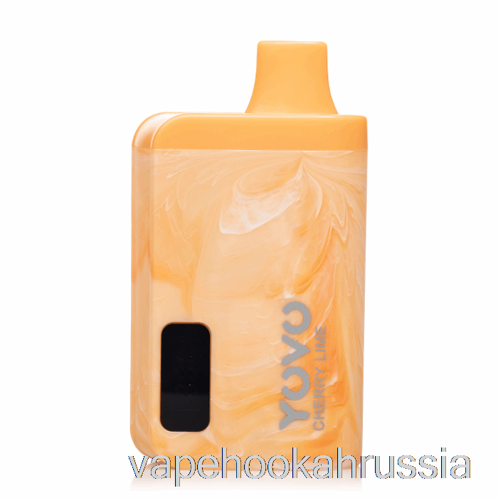 Vape россия Yovo Jb8000 одноразовый вишневый лайм